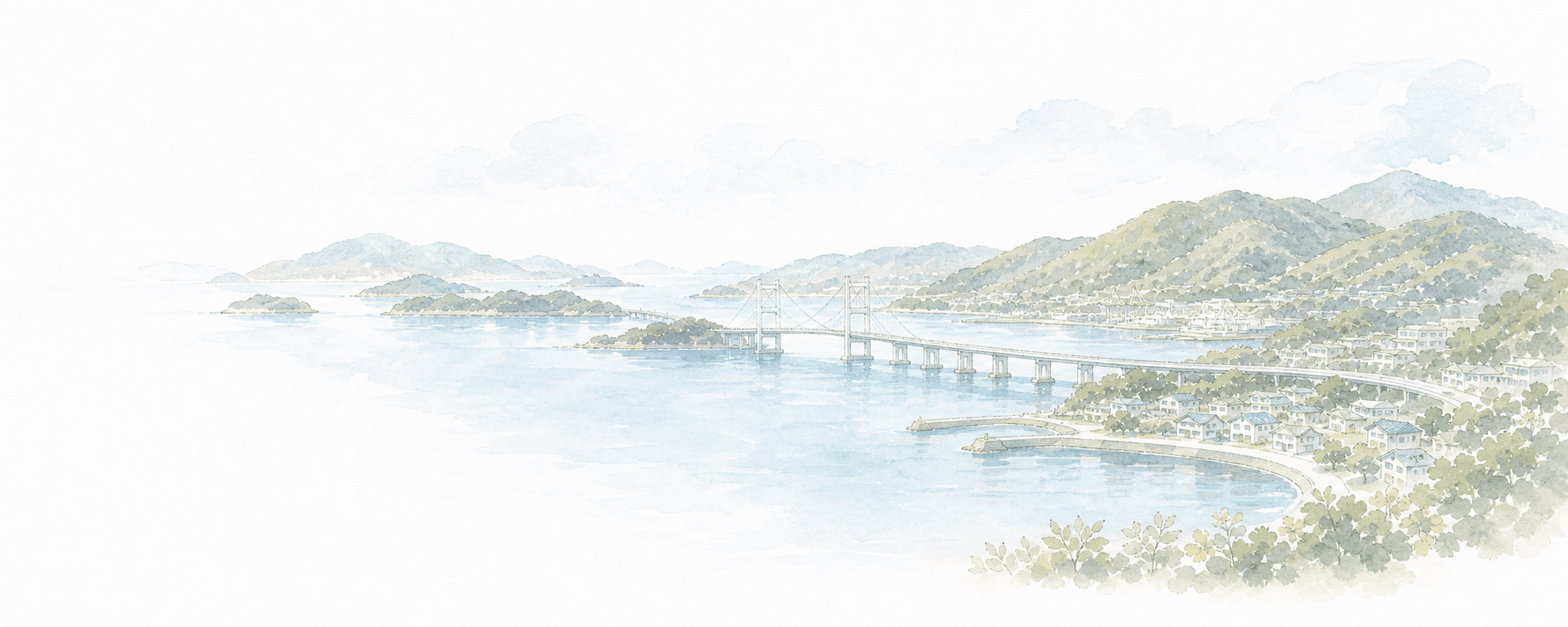 三豊の海と島々を結ぶ橋